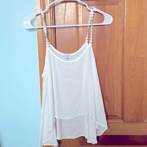 NEVER WORN white tank top